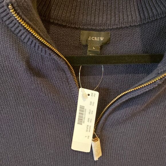 NWT J CREW quarter zip sweater - Picture 2 of 3